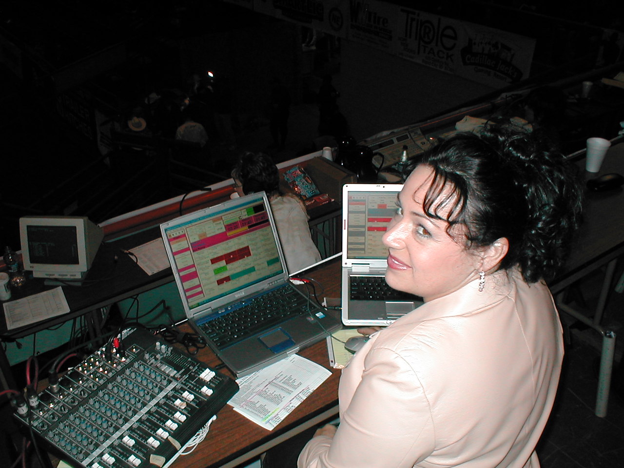 Nicky working her magic at the 2009 Black Hills Stock Show Rodeo Rapid City, SD